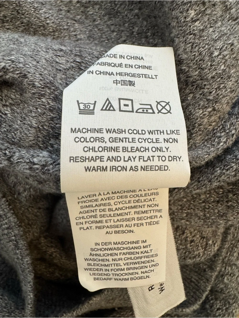 J. Crew men’s Slim charcoal gray crewneck sweater size Large